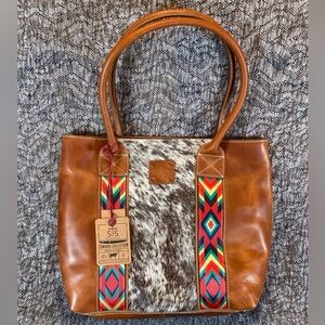 STS Ranchwear Basic Bliss Cowhide Tote Purse Bag